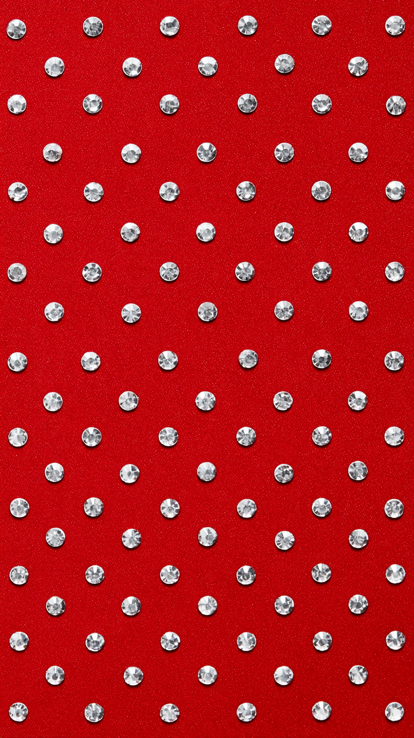 Phone wallpaper 11: Crystal Polka Dots Evenly spaced round clear r