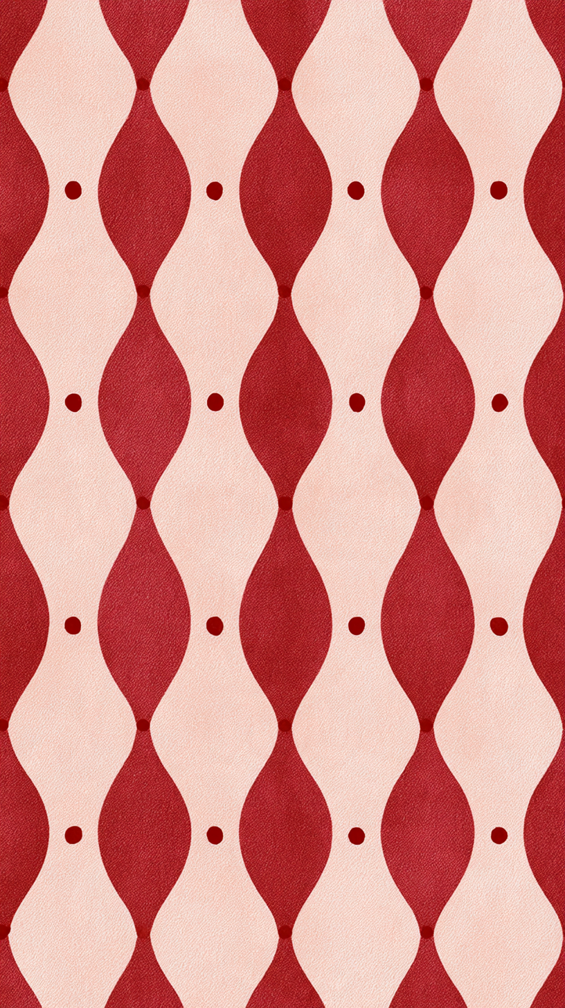 Phone wallpaper 24: Pink Wavy Diamonds Repeating elongated harlequ